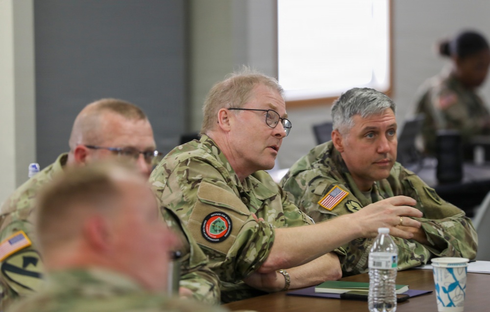 Danish Officers Training at the 84th's OC/T Academy Exchange Knowledge