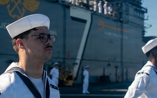 USS Tripoli (LHA 7) Returns to Sasebo, Japan
