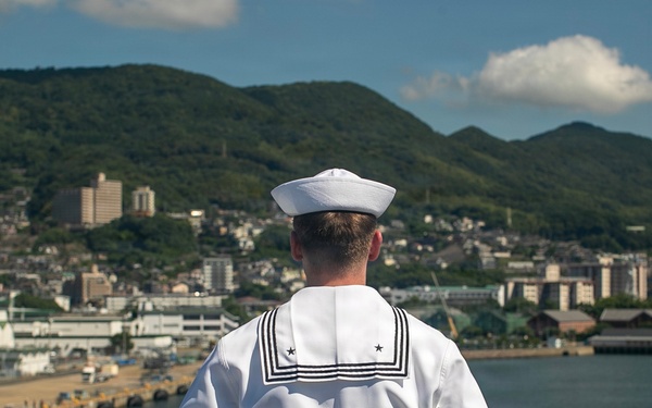 USS Tripoli (LHA 7) Returns to Sasebo, Japan