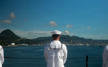 USS Tripoli (LHA 7) Returns to Sasebo, Japan