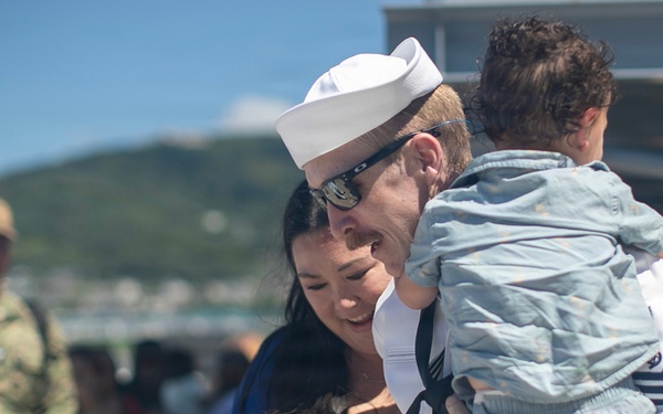 USS Tripoli (LHA 7) Returns to Sasebo, Japan
