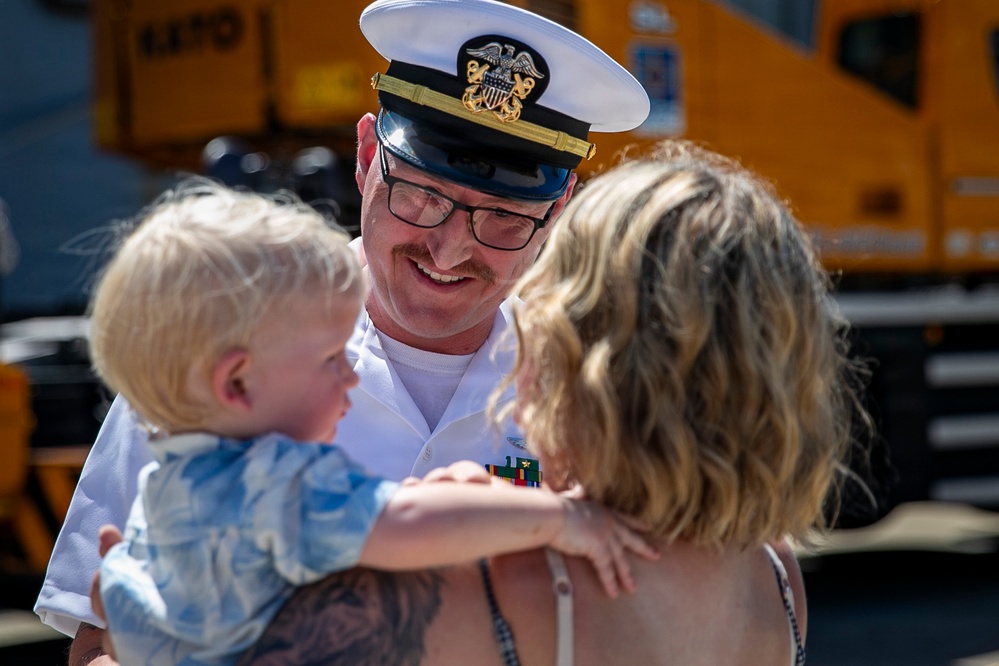 USS Tripoli (LHA 7) Returns to Sasebo, Japan