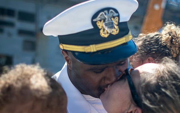 USS Tripoli (LHA 7) Returns to Sasebo, Japan