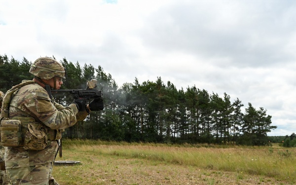 Ghost Troop 2/2CR fire M320 grenade launchers