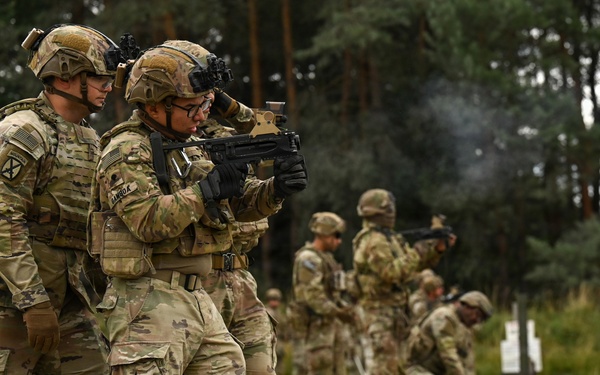Ghost Troop 2/2CR fire M320 grenade launchers