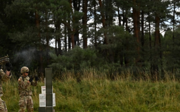 Ghost Troop 2/2CR fire M320 grenade launchers