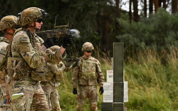 Ghost Troop 2/2CR fire M320 grenade launchers