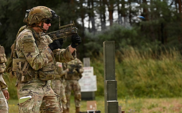Ghost Troop 2/2CR fire M320 grenade launchers