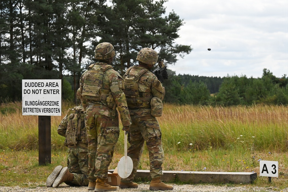 Ghost Troop 2/2CR fire M320 grenade launchers