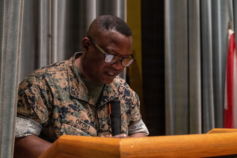 Lt. Col. Suetos relinquishes command during VMFA-232 change of command
