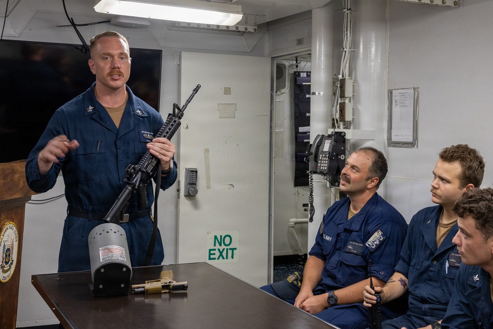 USS John Paul Jones (DDG 53) conducts routine operations while deployed
