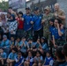 Pacific Partnership Band holds concert in Pandan, Indonesia