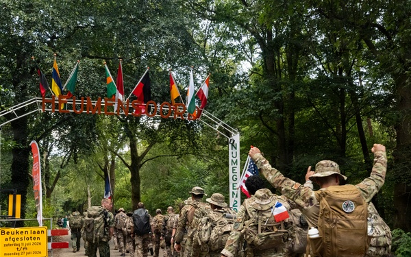 Incirlik Airmen participate in the world's largest multi-day marching event