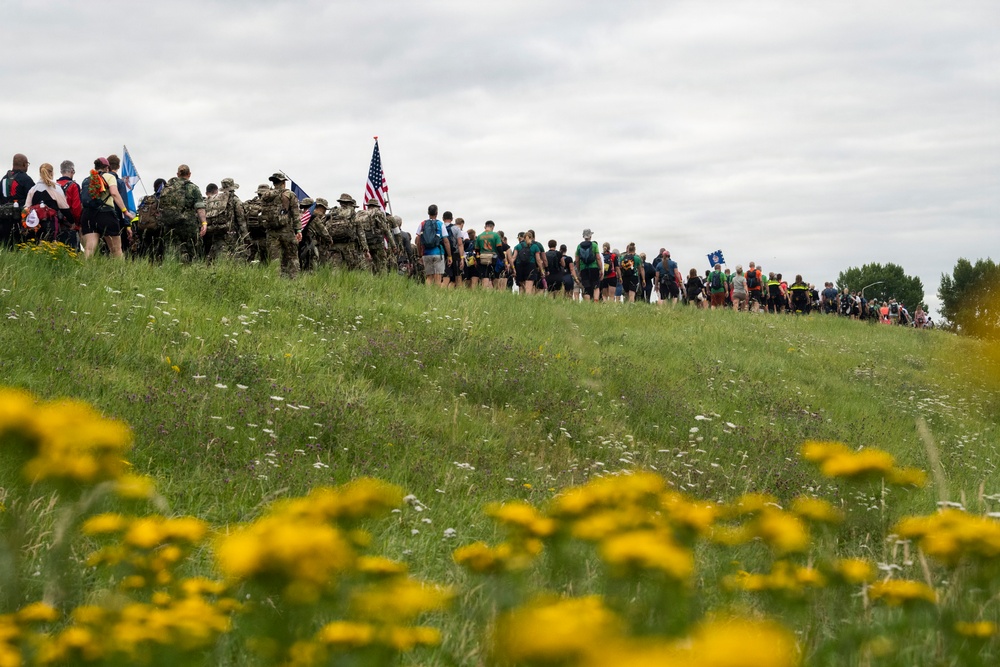 Incirlik Airmen participate in the world's largest multi-day marching event