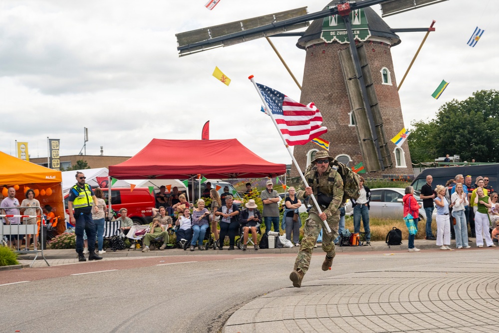 Incirlik Airmen participate in the world's largest multi-day marching event