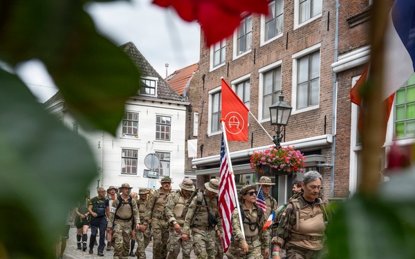 Incirlik Airmen participate in the world's largest multi-day marching event