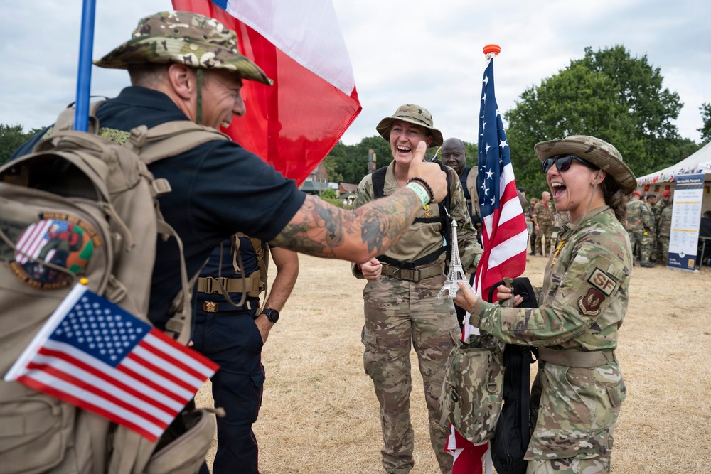Incirlik Airmen participate in the world's largest multi-day marching event