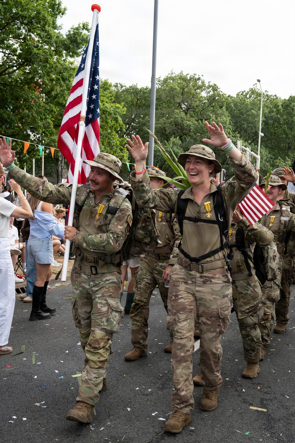 Incirlik Airmen participate in the world's largest multi-day marching event