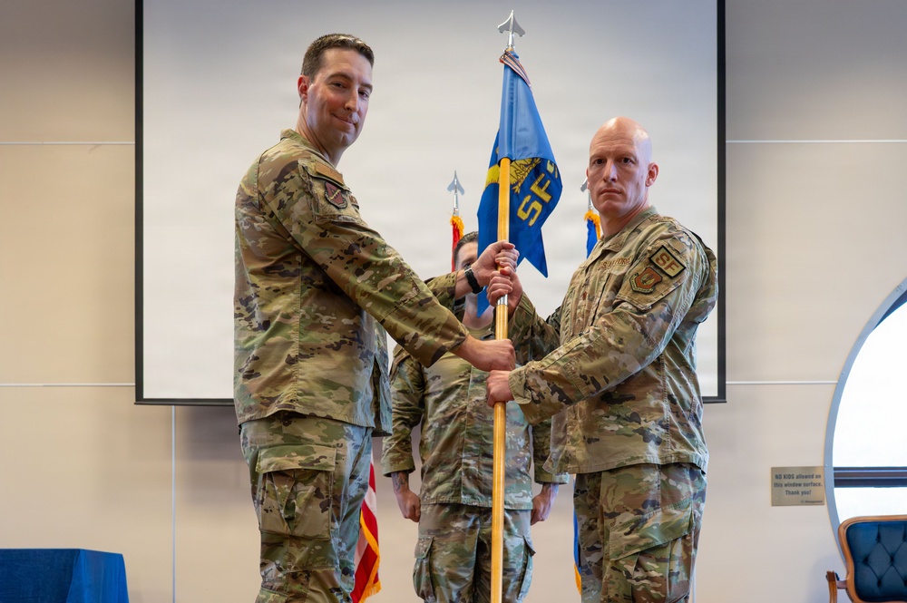 39th Security Forces Squadron assumption of command ceremony