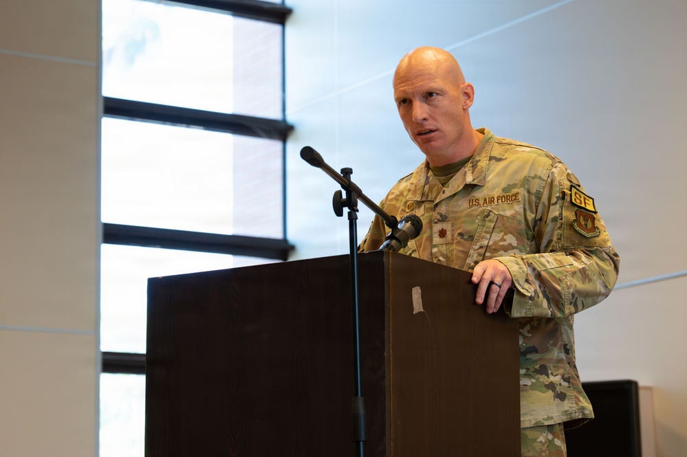 39th Security Forces Squadron assumption of command ceremony