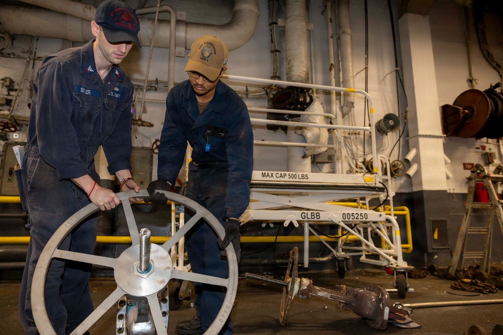 USS KEARSARGE Prepares For INSURV