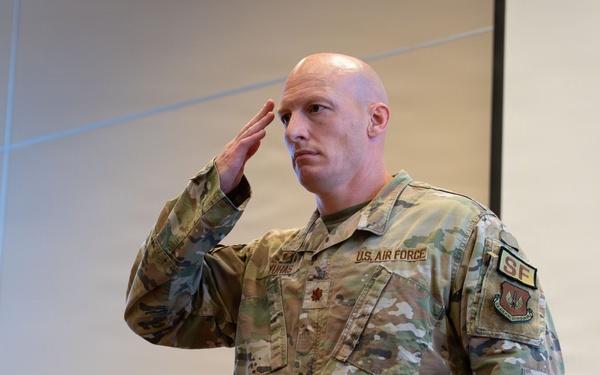 39th Security Forces Squadron assumption of command ceremony