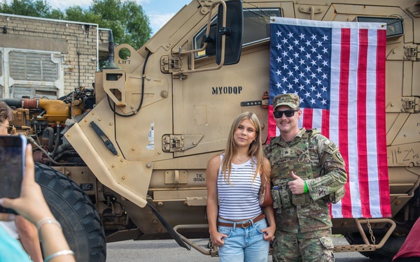 Military Police Soldiers showcase equipment at Kaunas Air Show