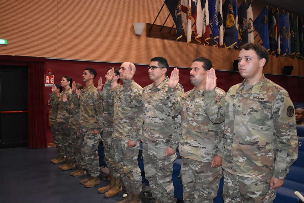 Veterinary Readiness Activity Italy welcomes newest noncommissioned officers during induction ceremony