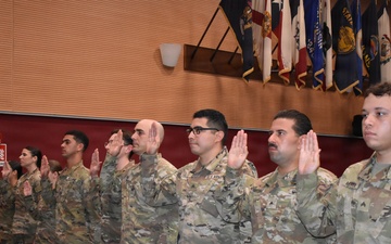 Veterinary Readiness Activity, Italy welcomes newest noncommissioned officers during induction ceremony