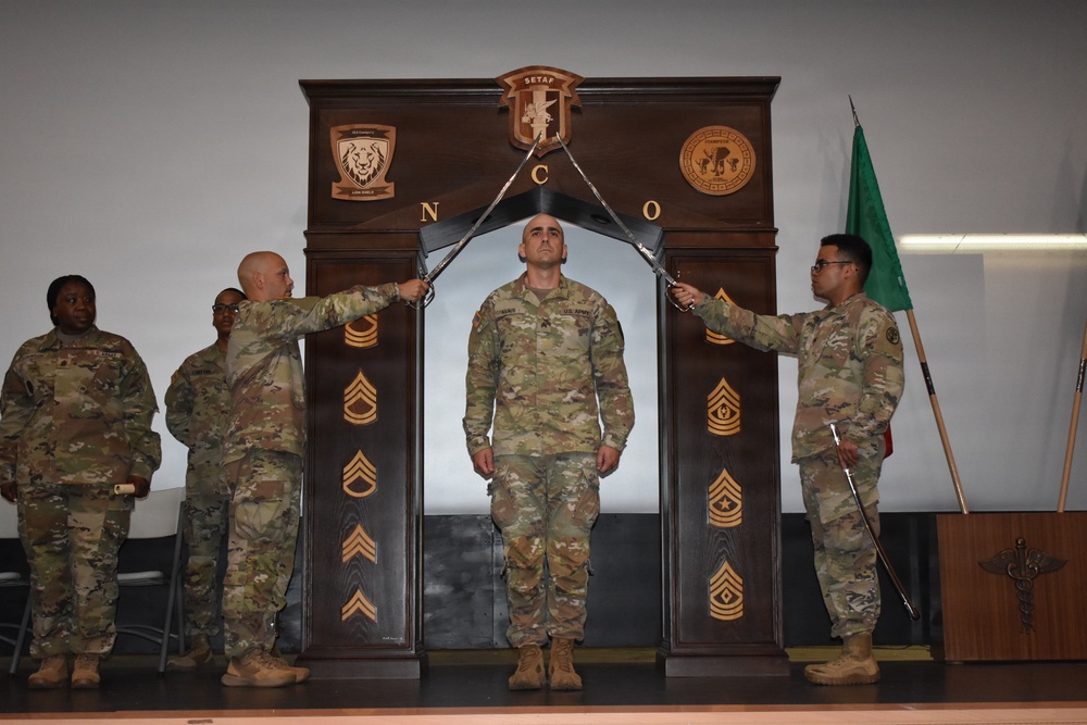 Veterinary Readiness Activity Italy welcomes newest noncommissioned officers during induction ceremony