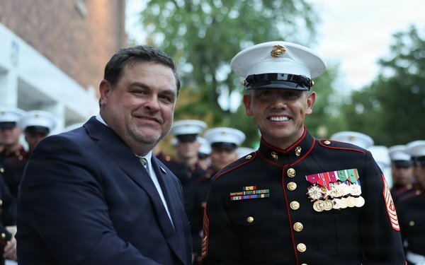 SMMC Hosts Enlisted Evening Parade at Marine Barracks Washington