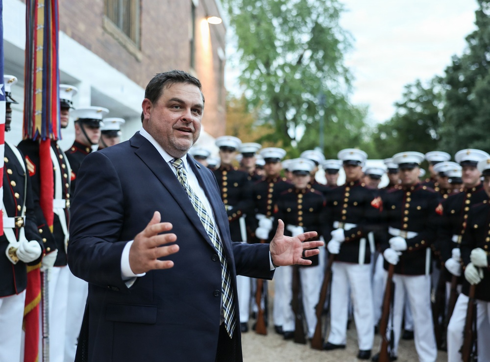 SMMC Hosts Enlisted Evening Parade at Marine Barracks Washington