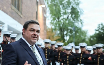 SMMC Hosts Enlisted Evening Parade at Marine Barracks Washington