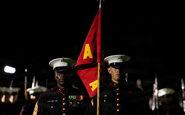 SMMC Ruiz Hosts Enlisted Evening Parade at Marine Barracks Washington