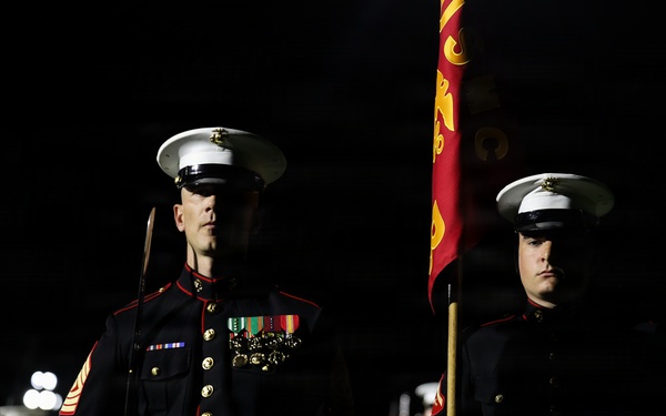 SMMC Ruiz Hosts Enlisted Evening Parade at Marine Barracks Washington