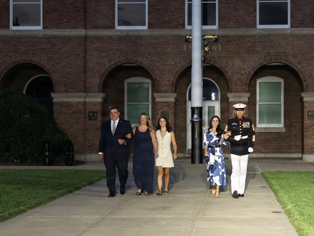 SMMC Hosts Enlisted Evening Parade at Marine Barracks Washington