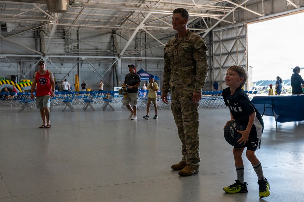Operation DEMO gives military children hands-on look at deployment homecomings.