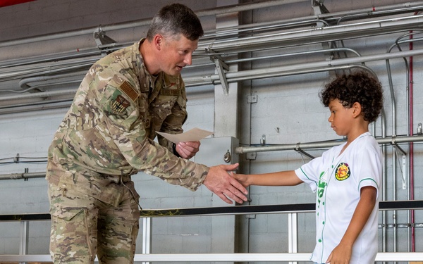 Operation DEMO gives military children hands-on look at deployment homecomings.