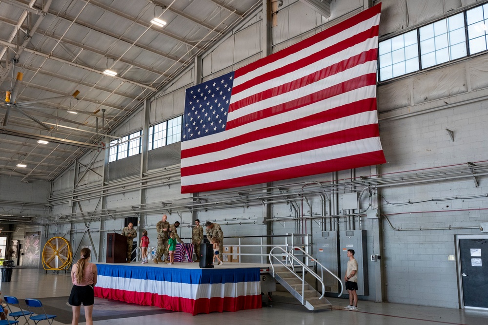 Operation DEMO gives military children hands-on look at deployment homecomings.