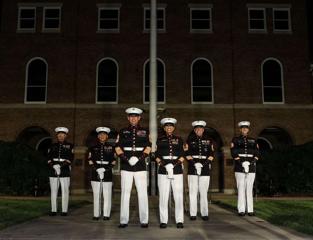 SMMC Hosts Enlisted Evening Parade at Marine Barracks Washington