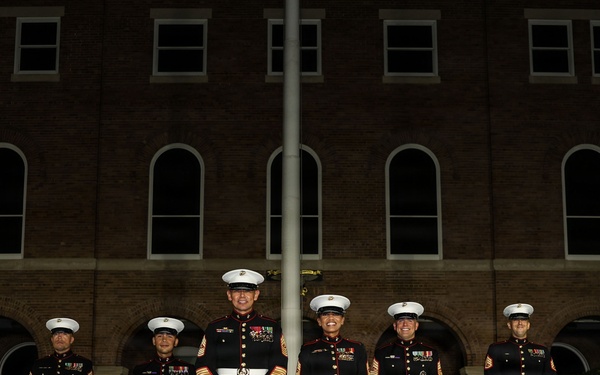 SMMC Hosts Enlisted Evening Parade at Marine Barracks Washington
