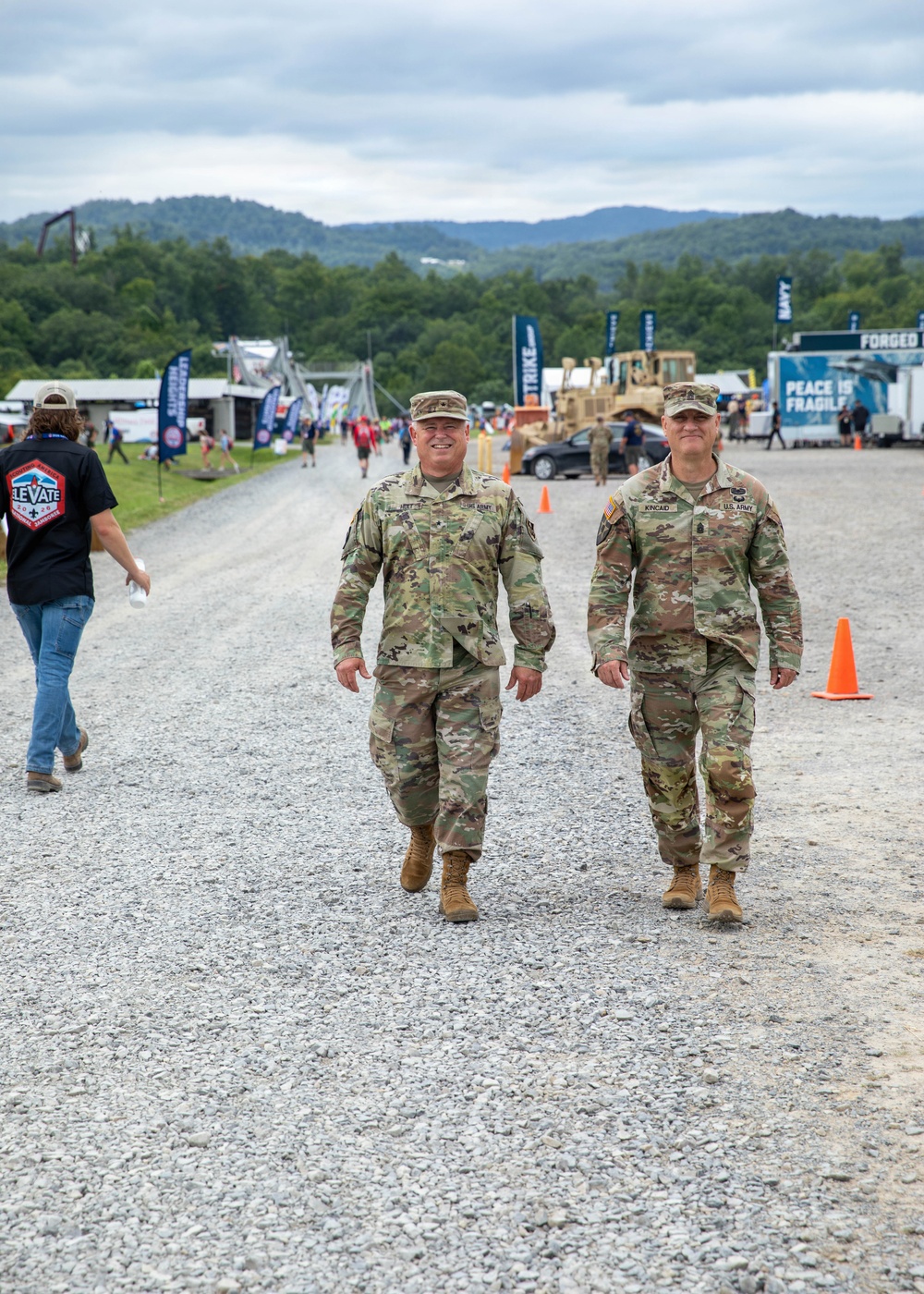 West Virginia National Guard Senior Leaders Visit Joint Task Force National Scout Jamboree