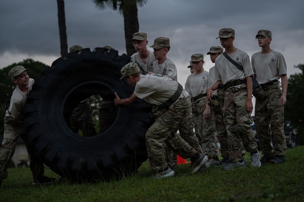 Hurlburt hosts Summer Leadership School for eight local Junior ROTC groups