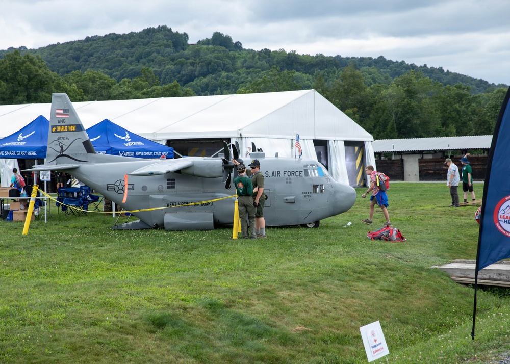 C-130J Model Highlights West Virginia Air National Guard Recruiting Display