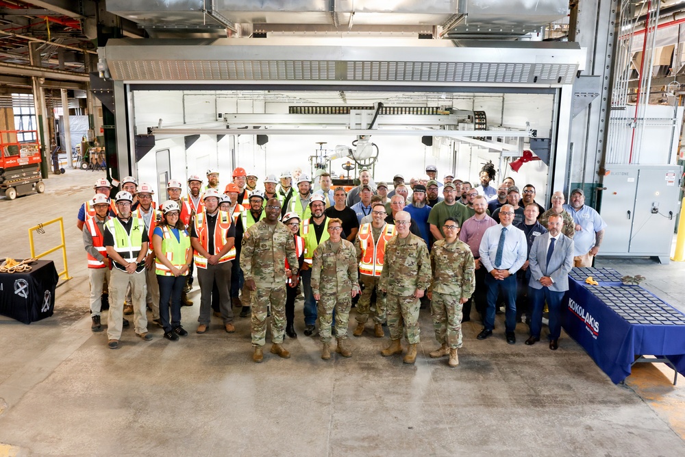U.S. Army Watervliet Arsenal Paint Booth Ribbon Cutting
