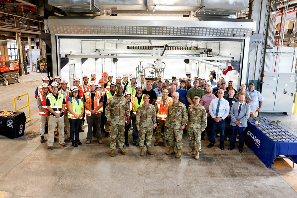 U.S. Army Watervliet Arsenal Paint Booth Ribbon Cutting