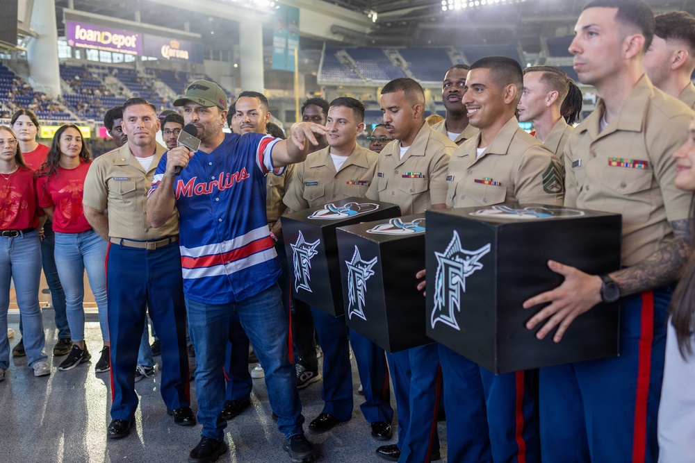 Military Day at Marlins Stadium
