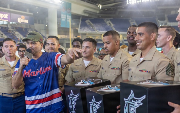 Military Day at Marlins Stadium