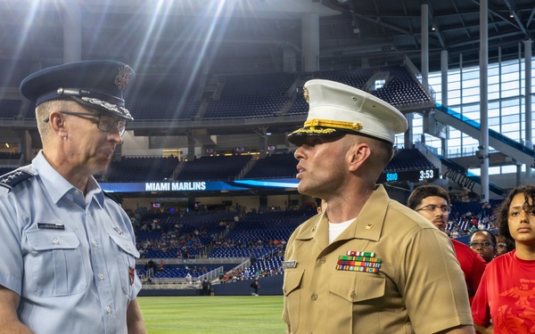 Military Day at Marlins Stadium