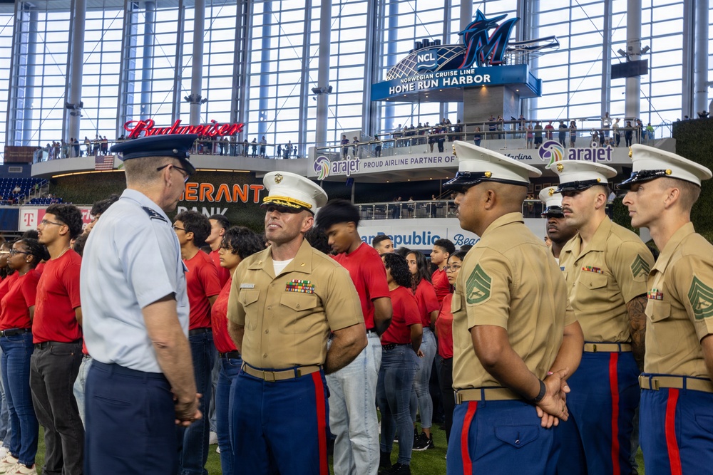 Military Day at Marlins Stadium